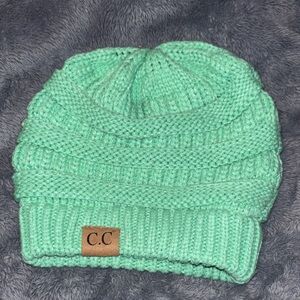 C.C  Light Green Knit Hat